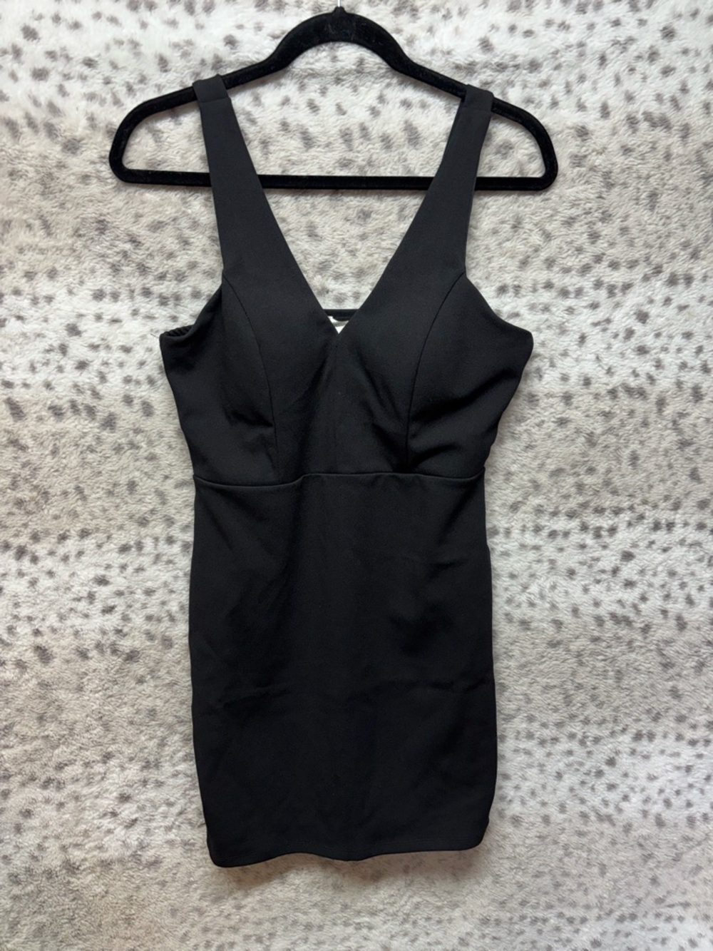 BOZOLLO BLACK COCKTAIL DRESS